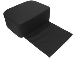 Verhoog het comfort van kinderen tijdens het knippen met een PU leren kussen voor kappersstoelen, ideaal voor salons en spa's, 14.37 x 10.83 x 5.71 inch