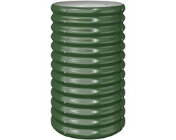 Verhoogd Bed Moestuin - Bloembak Tuinbak - Planten Kweken - Verzinkt Staal - 40 x 40 x 68 cm - Groen