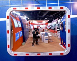 Verkeersspiegel 30×45 cm (12×18 inch) – Convex – Rood/Wit – Paalmontage