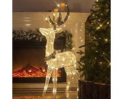 Verlicht Kersthert Decoratie met LED Verlichting voor Binnen en Buiten