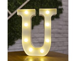 Verlichte LED letterlamp in symbolenvorm, kunststof marquee tafellampen voor verjaardagen, bruiloften en dagelijkse wanddecoratie