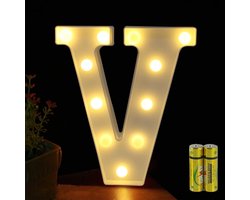 Verlichte Letterlamp, LED Alphabet Lamp, Decoratieve Nachtlamp voor Feestjes, Bruiloften en Kinderkamers - Perfect voor Verlichting en Sfeer