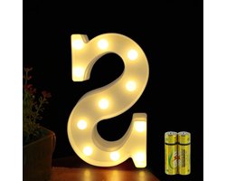 Verlichte Letters Lamp voor Kinderkamer, Feestdecoratie en Sfeervolle Verlichting met LED Alphabet Lichten