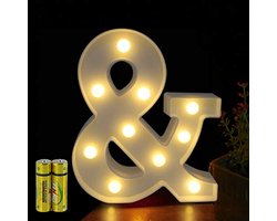 Verlichte Letters, LED Alphabet Lamp, Nachtlampje voor Feestdecoratie en Kinderkamers