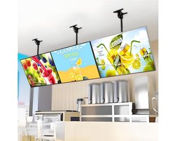 Verlichte Lichtbak - Posterdisplay Klikframe - Menu Tonen - Ultradun Design - 30 x 40 cm - Aluminium