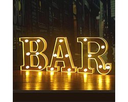 Verlichte Marquee Letters voor Bar en Feestdecoratie