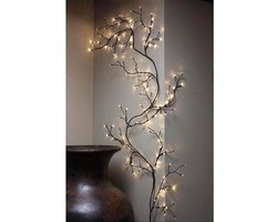 Verlichte Wilgentakken - Decoratieve Takken - Sfeervolle Verlichting - Vine-vormfactor - 27 cm - Natuurlijk