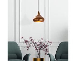 Verlichting - Kroonluchter Lydia in Veelkleurig Metaal - Afmetingen 26x26x128cm - Ideaal voor Stijlvolle Interieurs