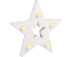 Verlichting | LED Letter | Vorm: Ster | Afmeting: 16x11cm