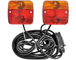 verlichting set 7 polig 7,5m kabel magnetisch - aanhanger verlichting - achterlamp - achterlichten set