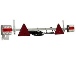 Verlichtingsbalk instelbaar LED 7,5 m 7-polig - TRAILERGEAR