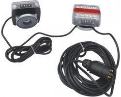 verlichtingsset - aanhanger - magnetisch - met aansluitsnoer-7,5M - met 7 polige - stekker