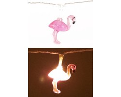 Verlichtingssnoer 160 cm voorzien van 10 lampen flamingo