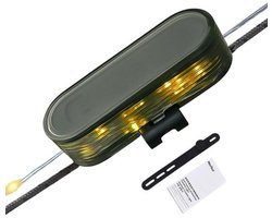 Verlichtingssnoer buiten - Tentlamp LED - Sfeerverlichting tuin - 4 lichtmodi - 2 meter - Zwart
