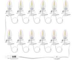 Verlichtingssnoer met Lampjes - Decoratieve Snoer - Huis Verlichten - Met Ingebouwde Zekering - 4.5 Meter - Warm Wit