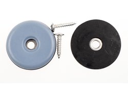 Verlofix Meubelglijder Schroef Diam.22mm Kunstst. Grijs 8stuks