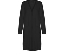 Vero Moda Vest Vmsaba Ls Pocket Coatigan Ga Noos 10309316 Black Dames Maat - S