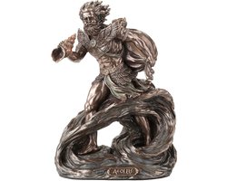 Veronese Design beeld/figuur - Aeolus, Griekse God van de Winden - (hxbxd) ca. 20cm x 15cm x 10cm