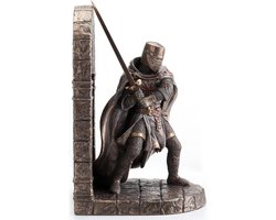 Veronese design - Maltese Kruisvaarder met Zwaard Boekensteun - (hxbxd) ca. 20cm x 12,5cm x 12cm