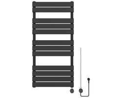 Veronza Elektrische Badkamerradiator – Mat Zwart | 160x60 cm | 900W Serie 235860