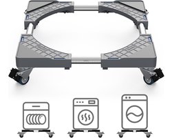 Verrijdbaar Onderstel voor Wasmachine en Droger - Verstelbaar in Breedte