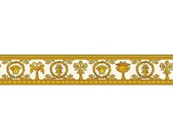 VERSACE BEHANGRAND | Design - geel oranje metallic - A.S. Création Versace 3