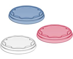 Vershouddeksel, Set van 3 Stuks, Transparant - Koziol | Fresh