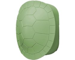 Vershoudfolie Opberger - Keuken Organizer - Keuken Opruimen - Schildpad Design - 14x11x17cm - Groen