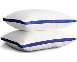 Versnipperd Memory Foam Kussens, Slaapkussens Pack van 2, Hypoallergene Bed Kussens voor Nekpijn, Niet-allergeen & Anti-huisstofmijt, Bed Kussen (70 * 45,1 Paar)