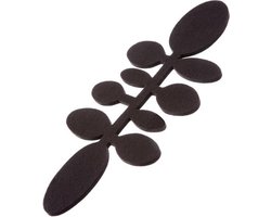 Verso Design - Onderzetter PAPU Trivet - Long - Donker grijs wol vilt