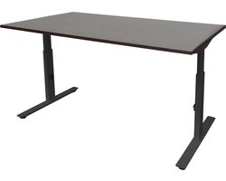 Verstelbaar Bureau - Linesto 200x80 logan - zwart frame
