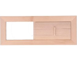 Verstelbaar houten ventilatiepaneel voor sauna's - Ideaal voor stoomruimtes, luchtcirculatie en warmtebehoud
