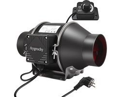 Verstelbare 100 mm Kanaalventilator voor Ventilatie, Afzuiging en Koeling