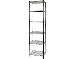 Verstelbare 6-draads rekken voor wasgoed en opbergruimte - Perfect voor badkamer, keuken en bijkeuken