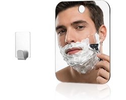 Verstelbare Anti-Fog Douche Spiegel voor Make-up en Scheren, Ideaal voor Badkamer, Kamperen en Reizen (13 x 17)