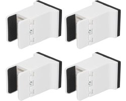 Verstelbare Bedverhogers voor Zware Meubels - 4 Stuks met Schroefklem en Rubber - Ideaal voor Meer Opslagruimte en Comfort
