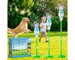 Verstelbare blaaszuil met licht en muziek, oplaadbaar via USB, perfect voor feesten, buitenactiviteiten en bruiloften