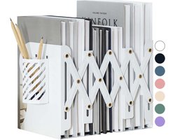 Verstelbare boekensteunen, metalen boekuiteinden voor boeken, papieren, tijdschriften, albums, dvd's, games, bureaus, ordners, organizer houder voor thuis, kantoor, klaslokaal, bibliotheek met