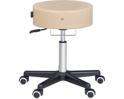 Verstelbare Draaiende Stool met Zachte Wielen voor Beroepsmatig en Thuisgebruik