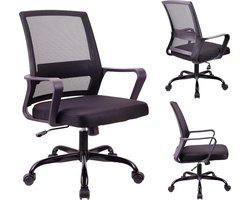 Verstelbare Ergonomische Bureaustoel met Mesh Rugleuning en Lumbaalsteun