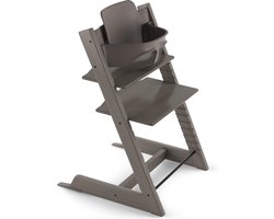 Verstelbare Hoge Stoel met Babyset - Hazy Grey