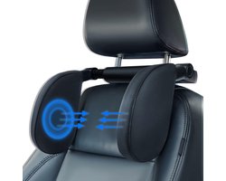 Verstelbare Hoofsteun voor Kinderen en Volwassenen - 360 Graden Draaibare Neksteun van Geheugenfoam voor Auto's, Comfortabele Hoofdkussen voor Autostoelen