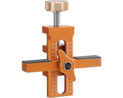 Verstelbare kastdeur positioneringstool voor eenvoudige installatie van kastdeuren, aluminiumlegering, ideaal voor precisie en gebruiksgemak