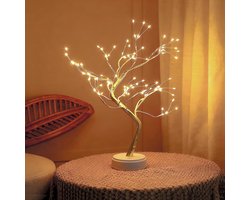 Verstelbare LED Boomlamp 108 Lichtjes met 8 Modi - USB & Batterij - Twinkelende Tak Boom voor Slaapkamer, Kerst en Binnen Decoratie
