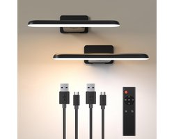 Verstelbare LED Spot Lampen - 2 Stuks voor Kunst en Decoratie