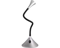 Verstelbare LED Tafellamp en Wandlamp Zwart/Titanium - Dimbaar en Flexibel Licht