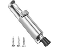 Verstelbare metalen deurstopper met schroef voor binnen- en buitendeuren, ideaal als deurhouder en beveiliging