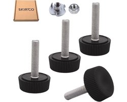 Verstelbare metalen meubelpoten 4 stuks M5 x 20 mm voor meubels