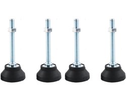 Verstelbare meubelpootjes voor tafels, kasten en banken - 4 stuks M10, stevige hoogte-instelling, D40*L100