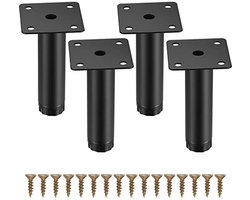 Verstelbare meubelpoten 10 cm - 4 stuks metalen kastpoten voor meubels zoals bank, tafel, bureau en keuken